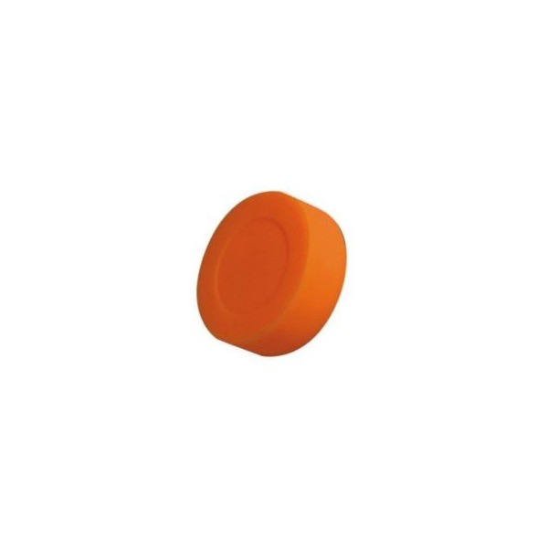 PUCK ORANGE PLASTIQUE STREET HOCKEY