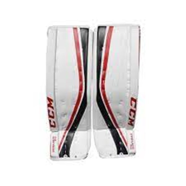JAMBIERE CCM R1.9 BLANC/ROUGE 29+1