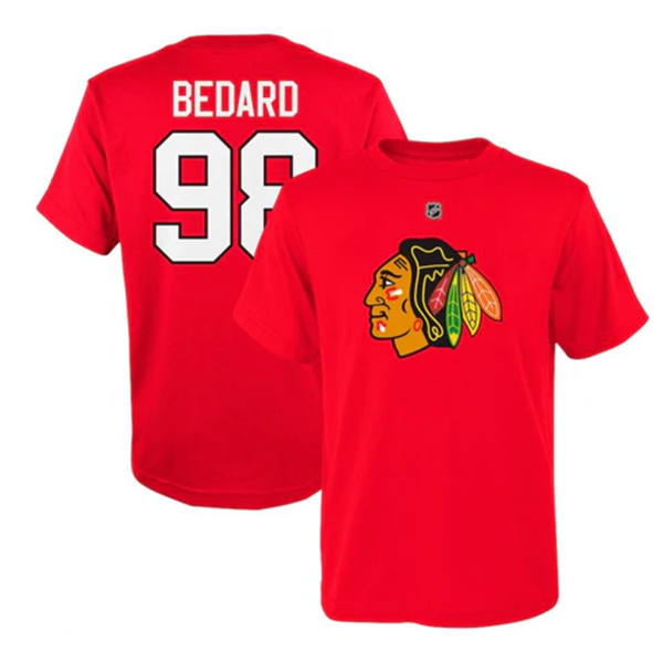 T-SHIRT NHL CHICAGO BEDARD JR