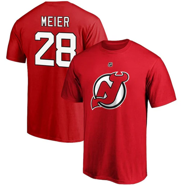 T-SHIRT NHL NEW JERSEY MEIER JR