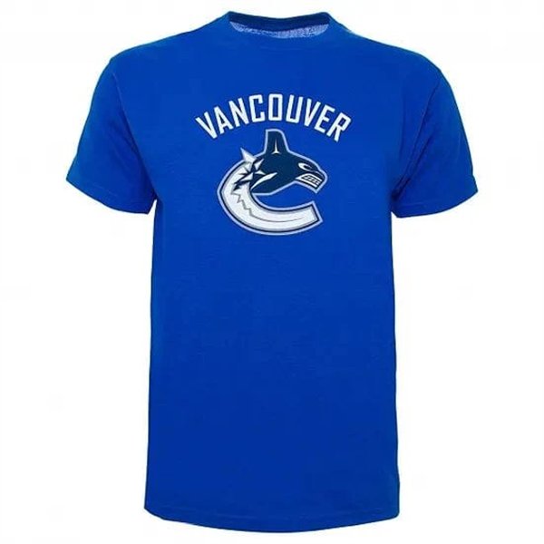 T-SHIRT NHL VANCOUVER BLEU JR